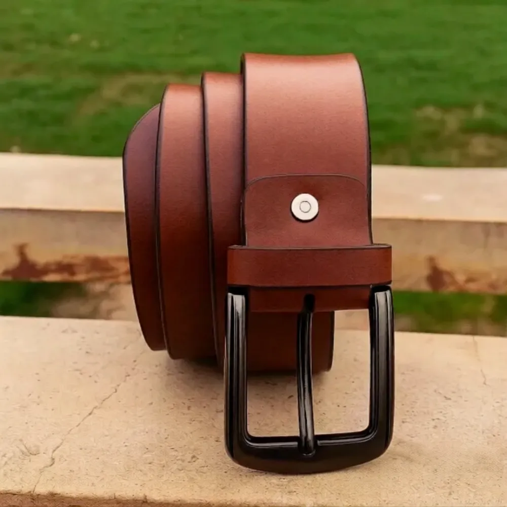 leather belt light brown